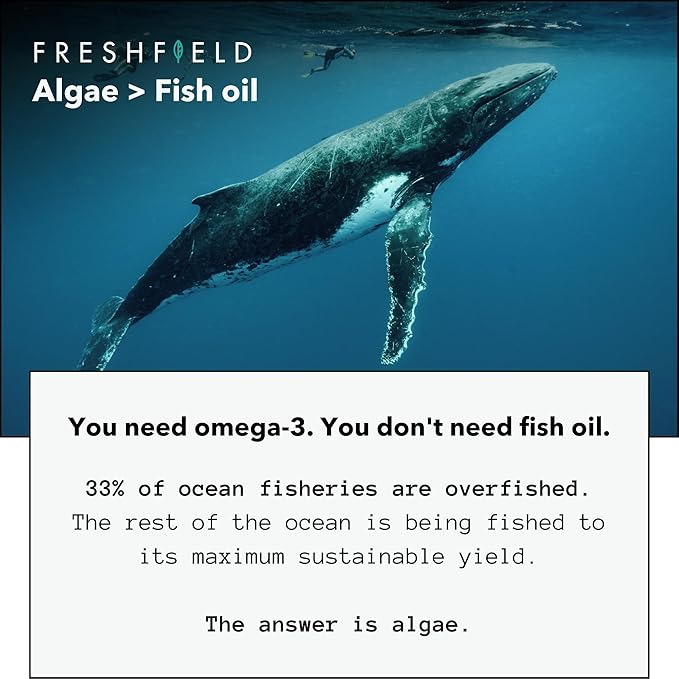 Freshfield Vegan Omega 3 DHA: Sustainably