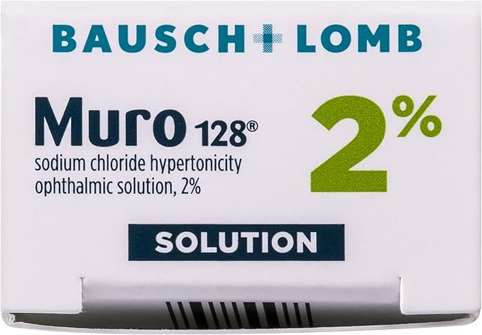 Muro 128 Eye Drops, Temporary Relief 2% Solution, 0.5 Fl