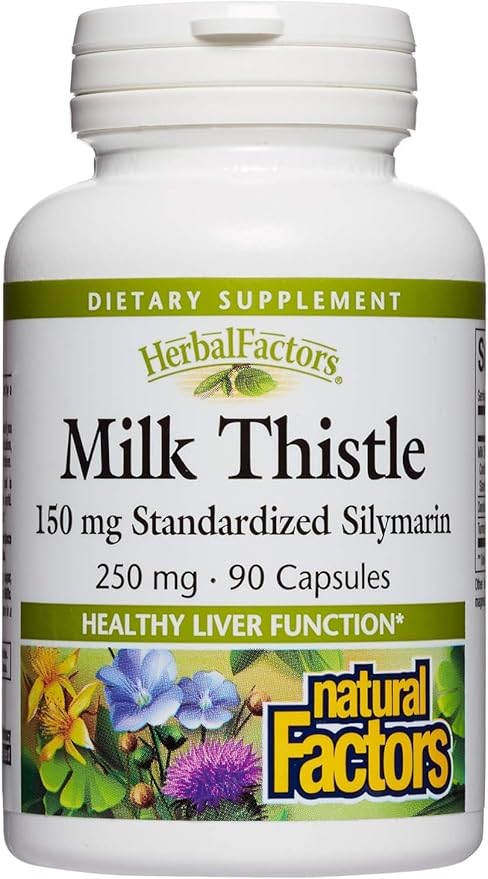Natural Factors Milk Thistle Extract 250 90 CT