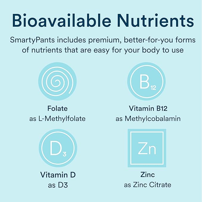 SmartyPants Multivitamin for Men & Women: D3, C, B12, B6, B6, Vitamin 3 Fish 180 Count (30 Day