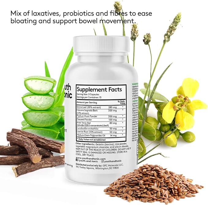 Youth & Tonic 3X Body Cleanse 120 Capsules