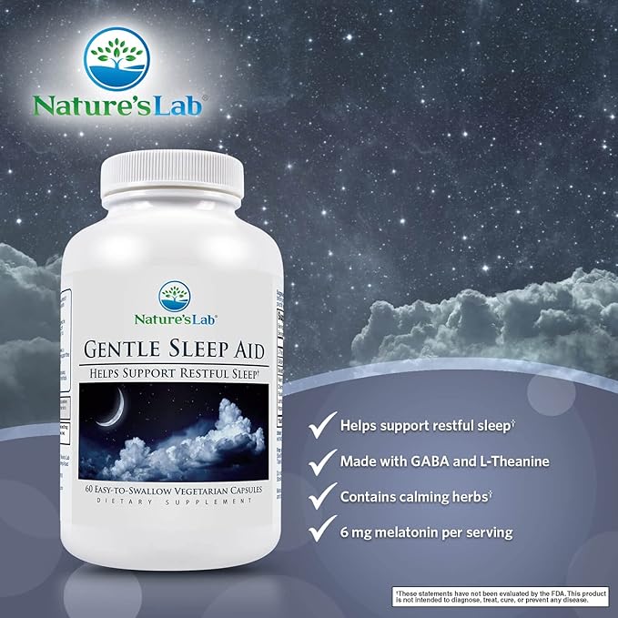 Nature's Lab Gentle Sleep Aid 60ct (30 Day