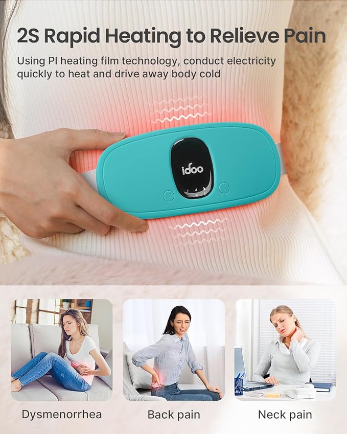 iDOO Heating Pad for Period Cramps,