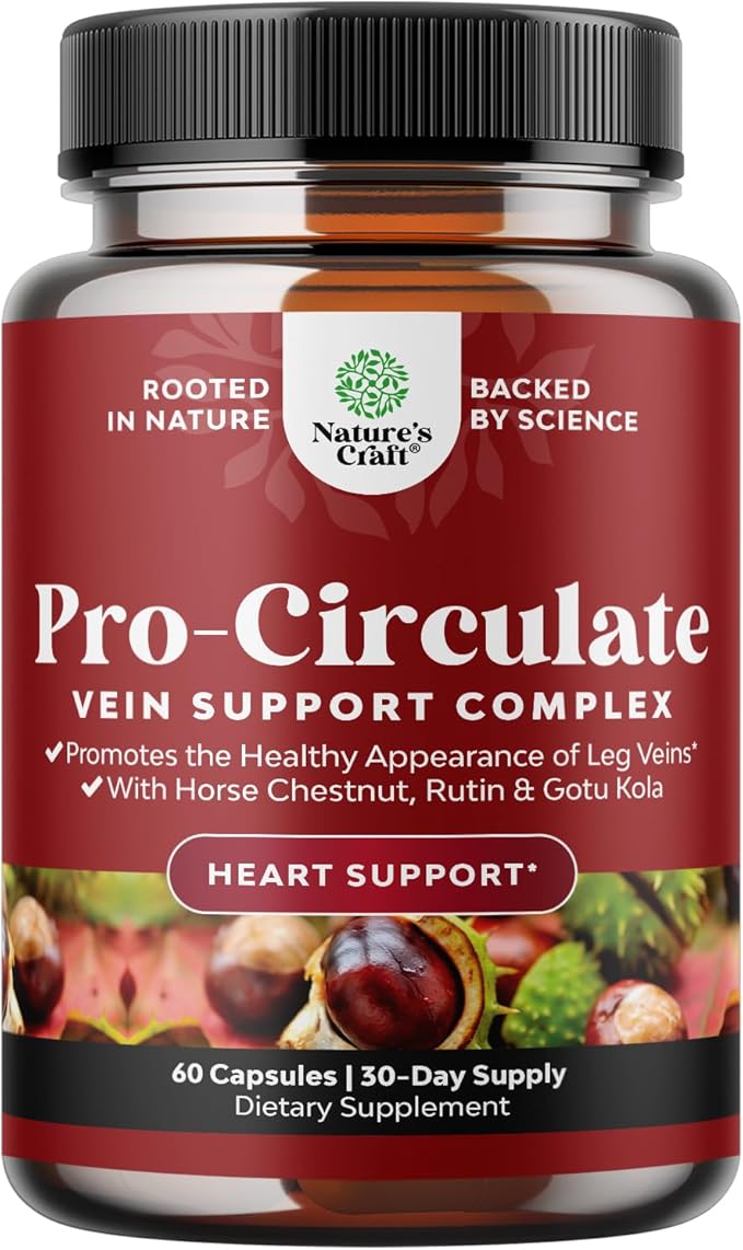 Vein Support Supplements Leg and Veins (1 Month)
