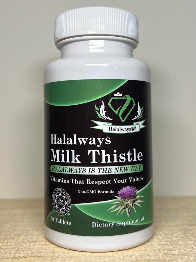 Halalways Milk Thistle Certified Halal Supplement