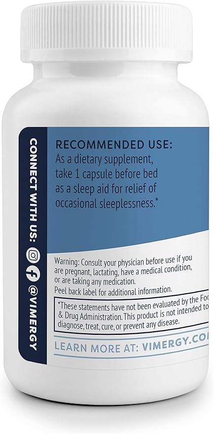 Vimergy Melatonin Capsules, 120 Servings –