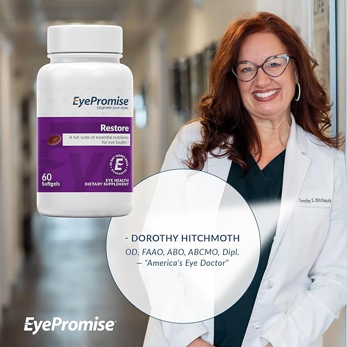 EyePromise Restore Supplement 60 Softgel Omega-3 Fish