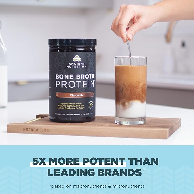 Ancient Nutrition Protein Powder Made from 20g Protein 40 Serving