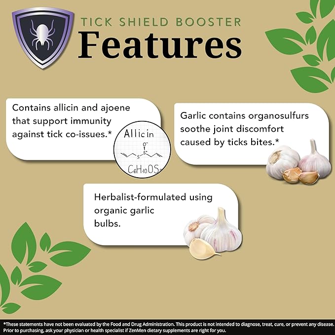 Organic Garlic Tincture 2.32 oz 60ml, Vegan,