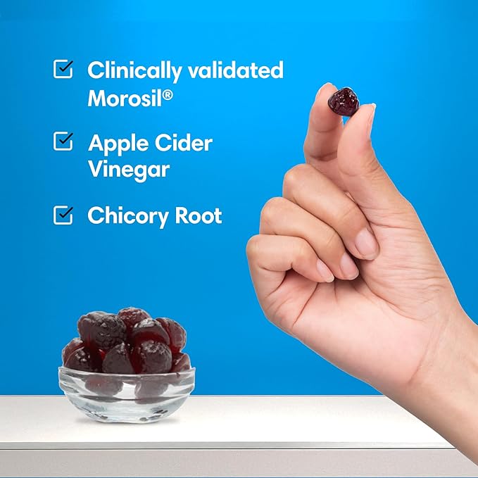 Consult Health ELIMI-Fat Apple Cider Vinegar Morosil Weight Management Gummies - Supports Weight Loss- Gluten Free, Keto, Vegan - Citrus Flavor 120 Count