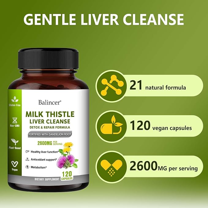 Milk Thistle Silymarin Marianum with Beet 120 Vegetarian