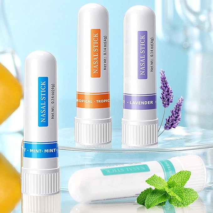 Nasal Stick (4 Pack), Portable Nasal