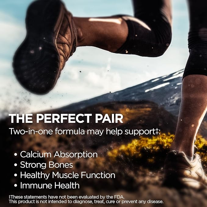 KAL Vitamin D3 & Magnesium Glycinate, 45 Servings, 90 VegCaps