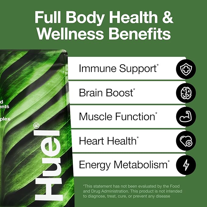 Huel Daily Superblend Chocolate Powder, 25g 87 Vitamins, 19 Servings,