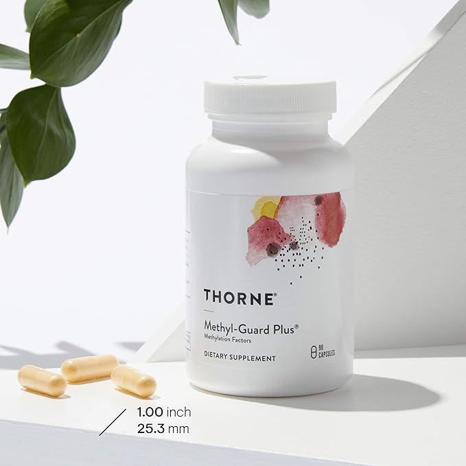 THORNE Methyl-Guard Plus (5-MTHF) with B2, B6, B6, and B12 - 90 Capsules
