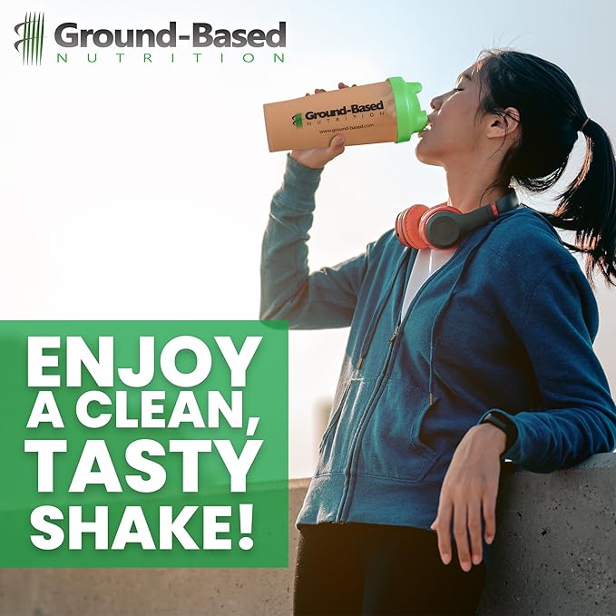 Ground-Based Nutrition Plant-Based Protein Superfood Powder 28 Servings (2 Pack)
