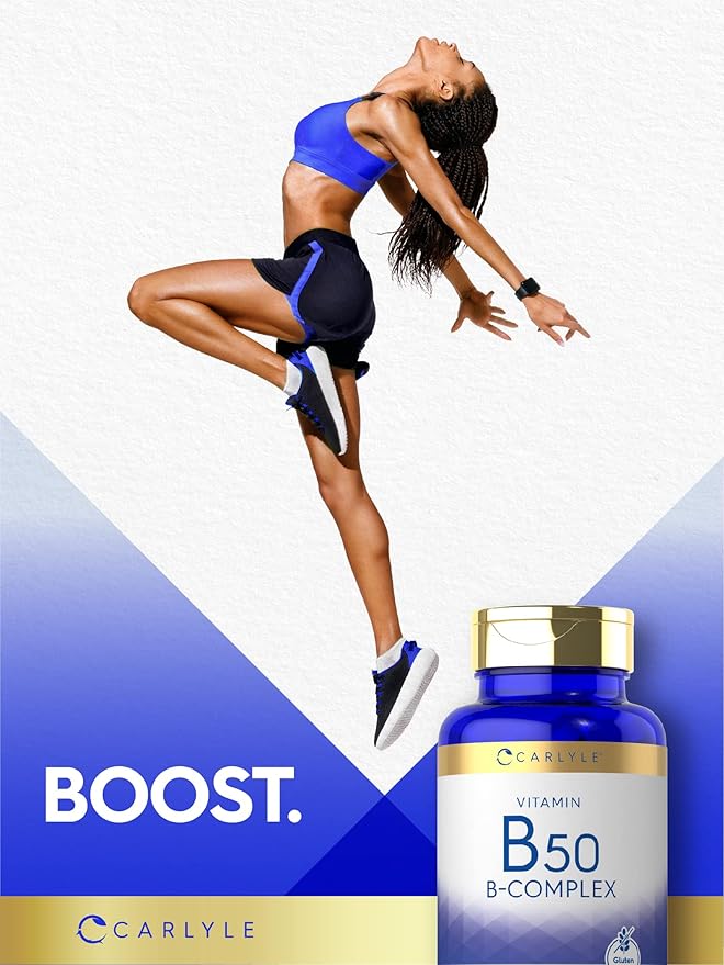 Carlyle Vitamin B50 Complex 180 Caplets