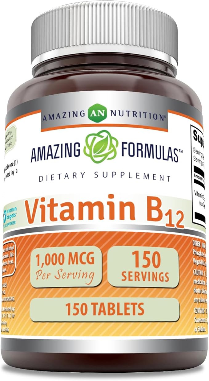Amazing Formulas Vitamin B12 1000 Mcg (1 Pack, 150 Count)