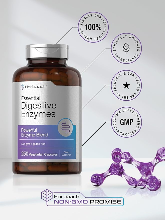 Horbäach Essential Digestive Enzymes 250 Capusles