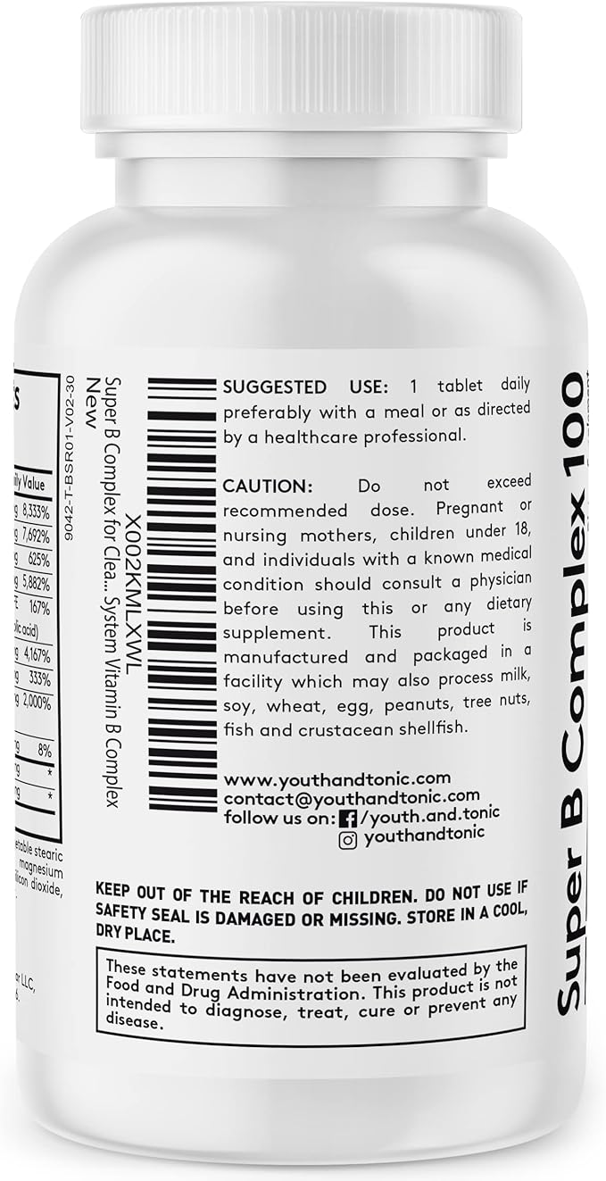 Youth & Tonic Super B Complex 100 |
