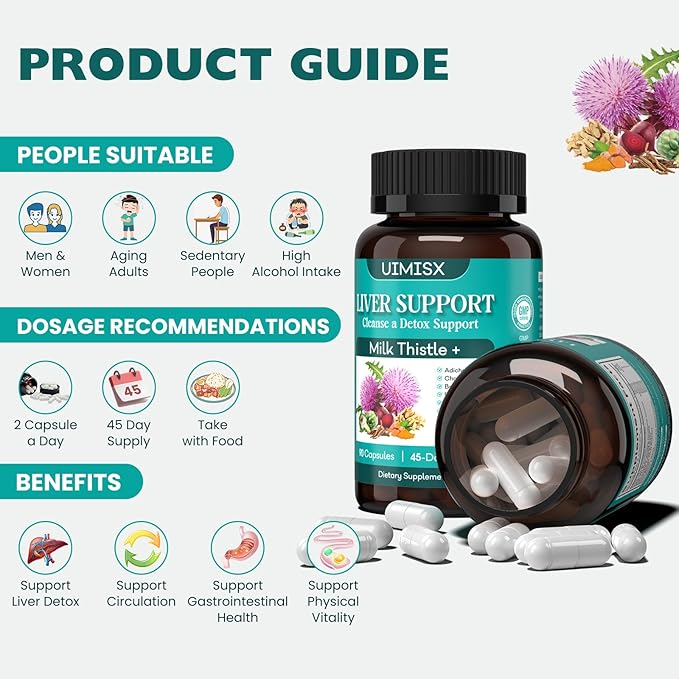 Milk Thistle Supplement 90 Capsules