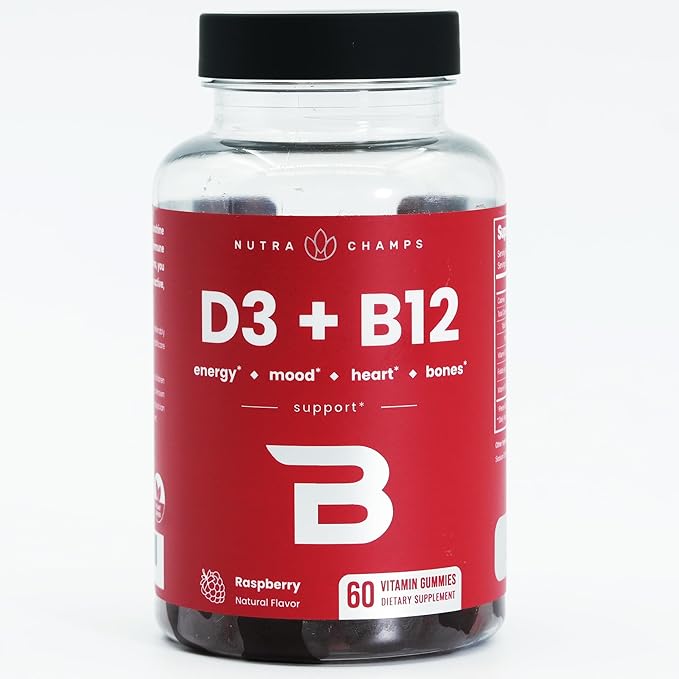 NutraChamps Vitamin B Complex Gummies, Vitamin B Gummies Boosts Energy & Metabolism, B Complex Vitamins B1, B2 (Riboflavin), B3 (Niacin), B5, B6, B7 (Biotin), B9 (Folic Acid), Methyl B12