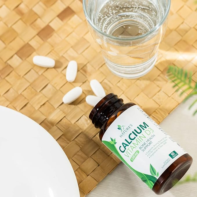 Calcium 1200 mg Plus Vitamin D3, 60 Tablets