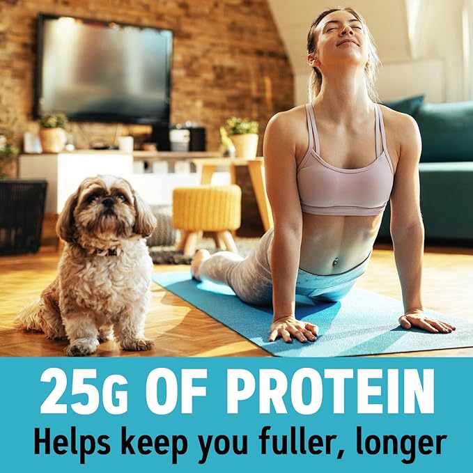 GNC Total Lean | Lean Shake 25 Protein Powder | High-Protein Meal Replacement Shake | Mixed Berry | 16 Servings