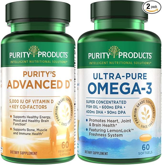Purity Products KIT Omega-3 Ultra-Pure K2, Zinc,