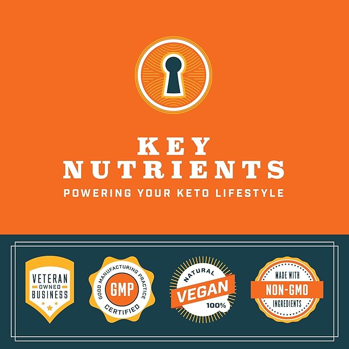 KEY NUTRIENTS Electrolytes Powder Packets - Tangy Orange 40 Pack Hydration Packets - Travel Hydration Powder - Made in USA - No Sugar, No Calories, Gluten Free