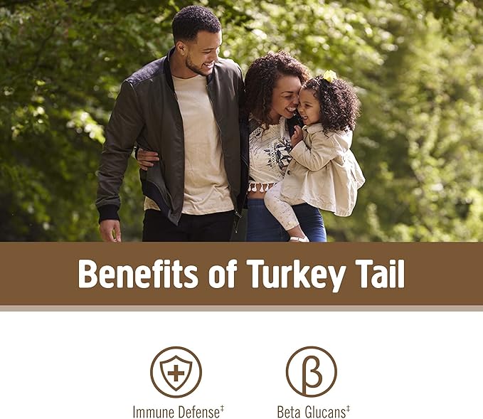 OM MUSHROOM SUPERFOOD Turkey Tail Organic Mushroom Powder Pouch, 7.05 Ounce, 100 Servings, Immune Support, Polysacchrides, Beta-Glucans, Gut Health & Holistic Defense Mushroom Supplement