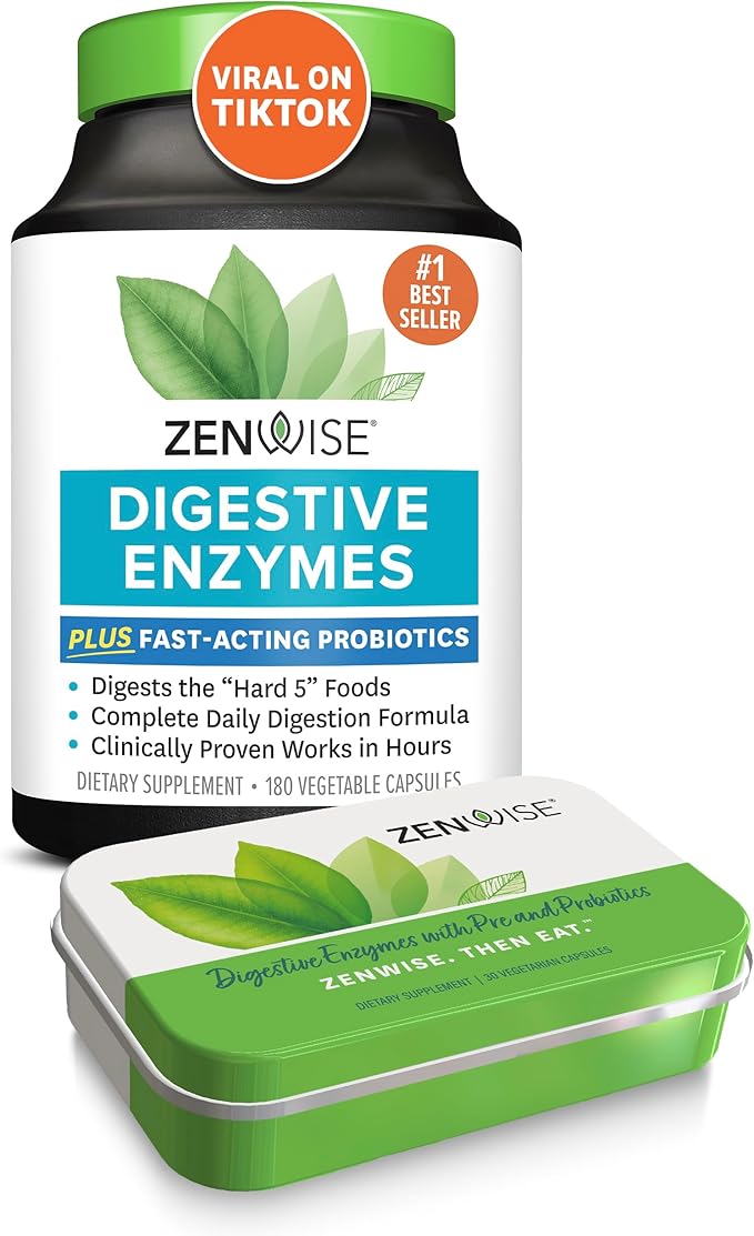 Zenwise Health Digestive Enzymes 180 Count