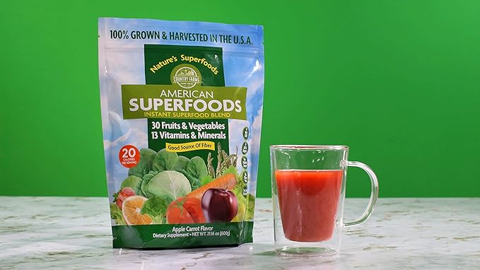 Country Farms American Superfoods 30 Fruits 60 Servings,