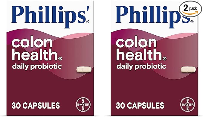 Phillips'’ Colon Health Daily Probiotic Supplement, 30 Count 2)