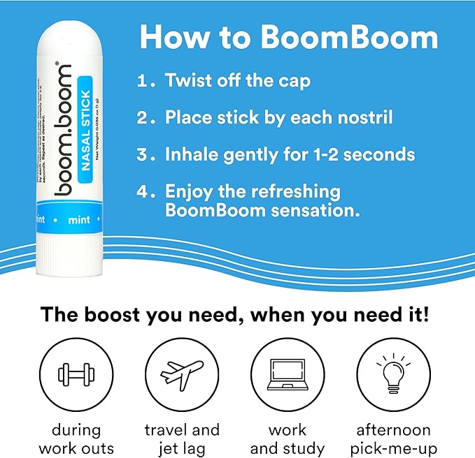 BoomBoom Nasal Stick (3 Pack)