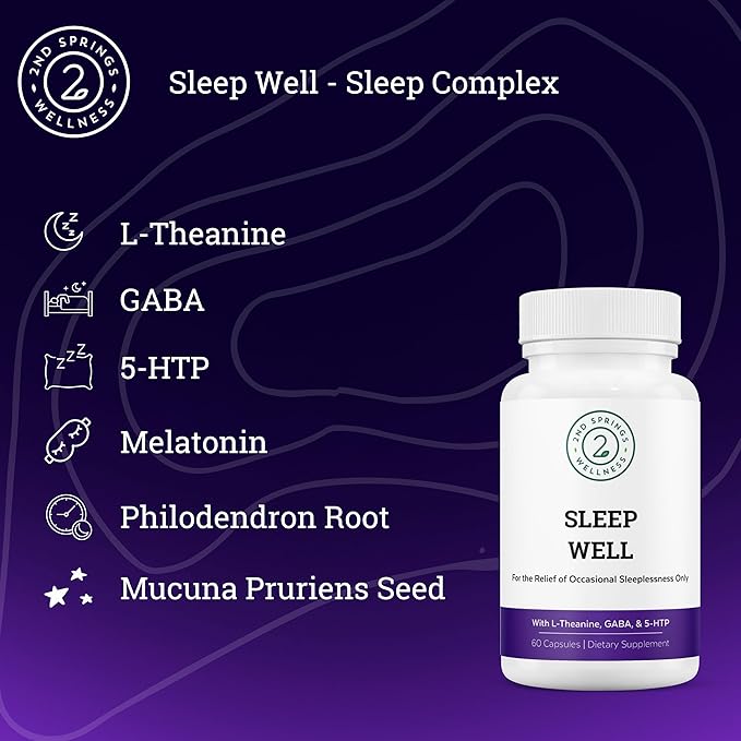 Sleep Well Calmness & Relaxing Support Formula 60 Capsules