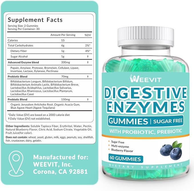 Digestive Enzymes Gummies 2 Months 2)