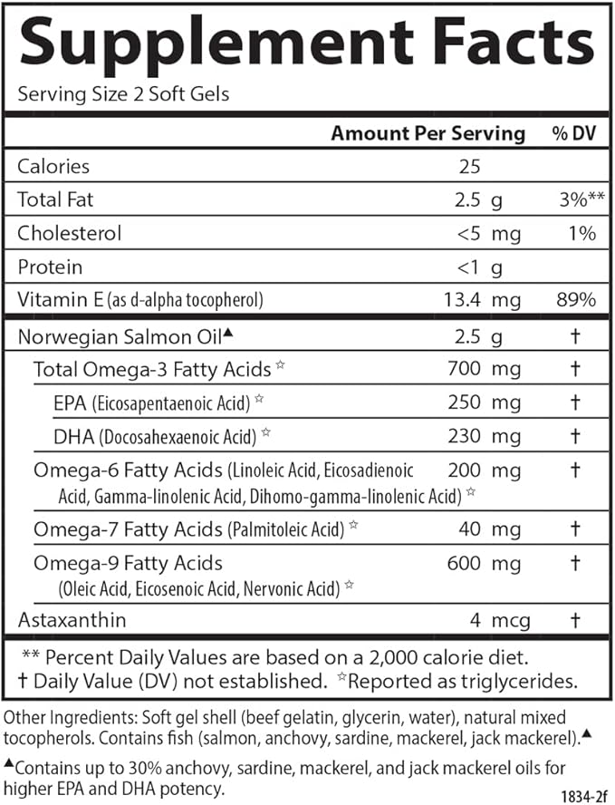Carlson - Salmon Oil Complete, 700 Omega-3s + 120+60 Softgels