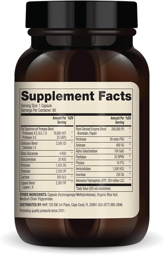 Dr. Mercola Full Spectrum Enzymes, 30 (90 Capsules),