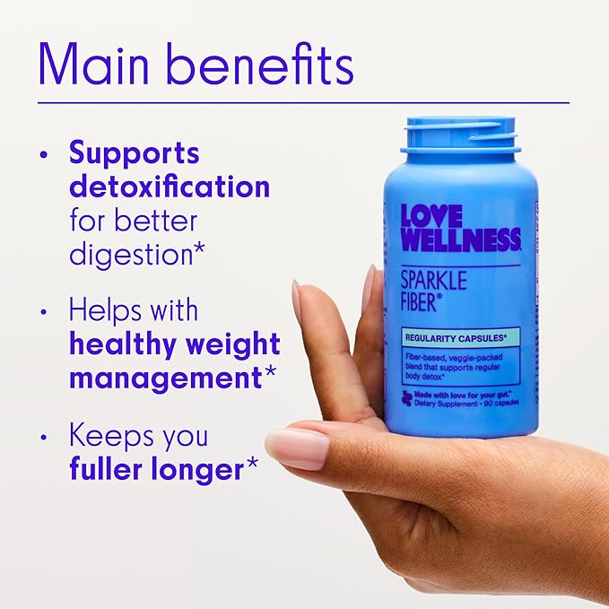 Love Wellness Sparkle Fiber 90 Count