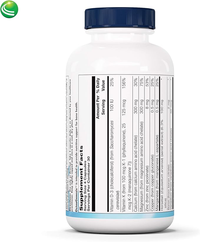 Nutra BioGenesis - Osteogenesis - Calcium, 120 Capsules
