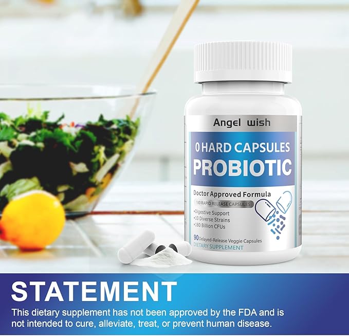 Prebiotics-Probiotics Nutritional-Supplements Women-Men 90Count 180 Billion