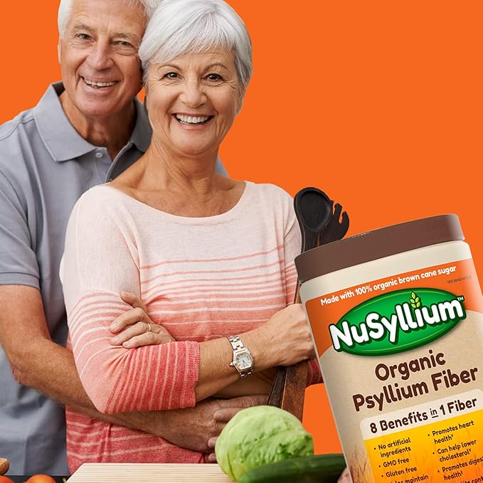 Organic Psyllium Fiber Powder, USDA Organic 72 Servings