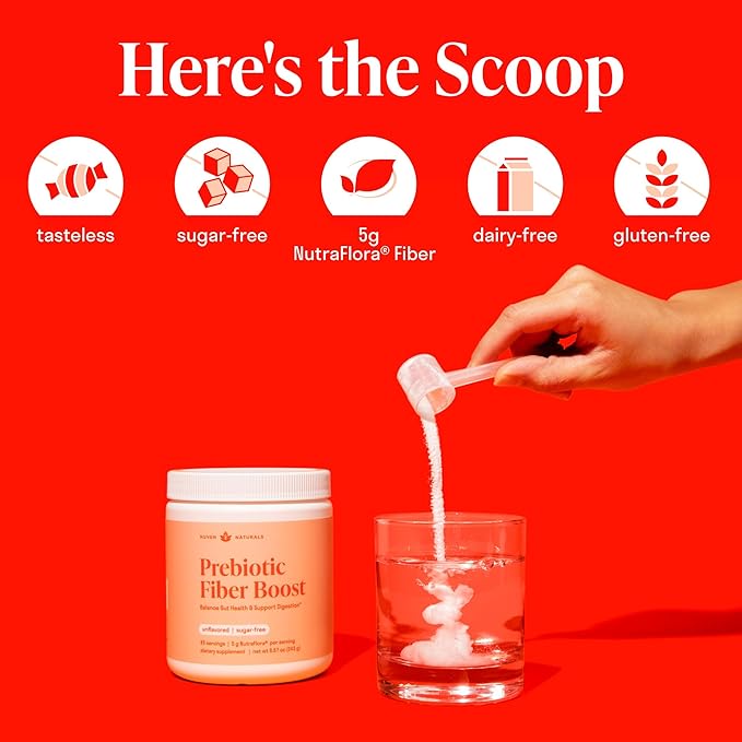 Prebiotic Fiber Powder 45 Servings 1 Scoop