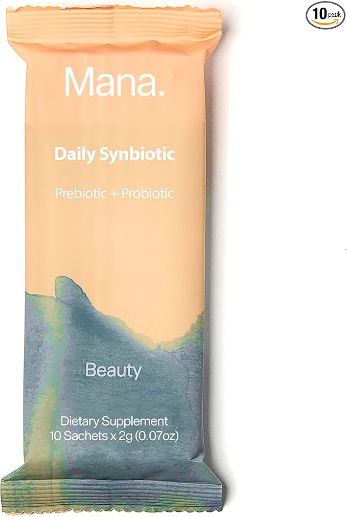 Mana Probiotic Beauty Synbiotics Supplements 10 Count