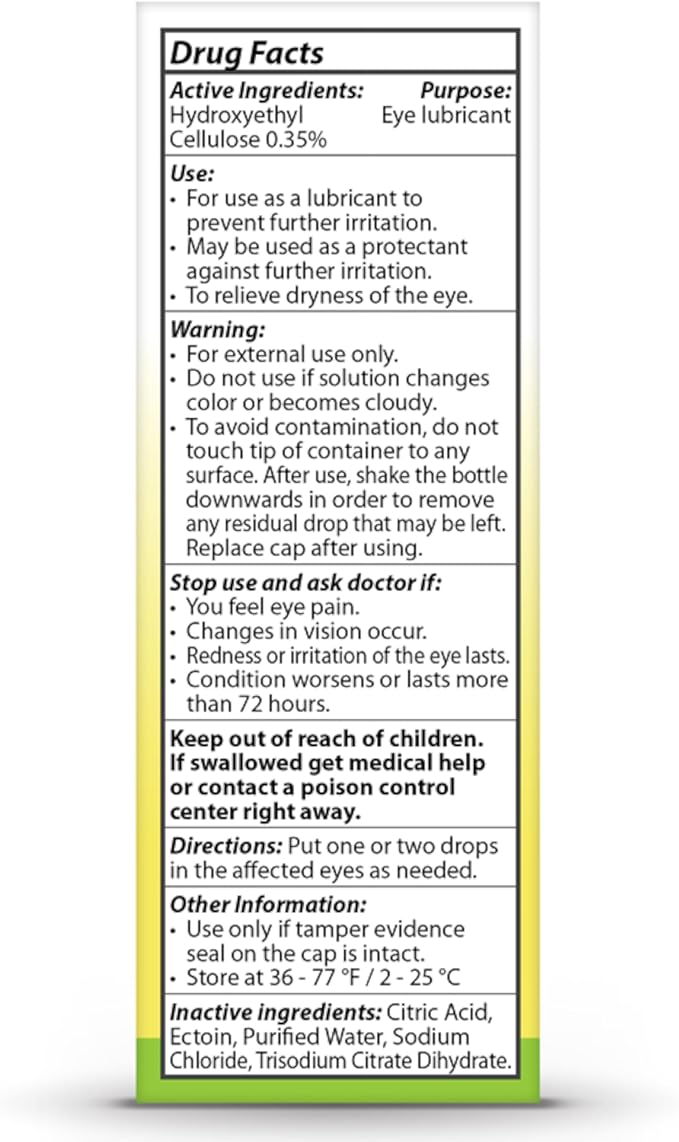 Optase Allegro Eye Drops for Dry Eyes .33 oz, 300 Drops