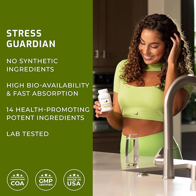 BiOptimizers Stress Guardian – Stress Relief 90 Capsules