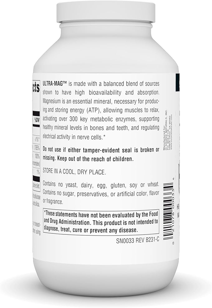 Source Naturals Ultra-Mag High-Efficiency Magnesium Complex 240 Tablets