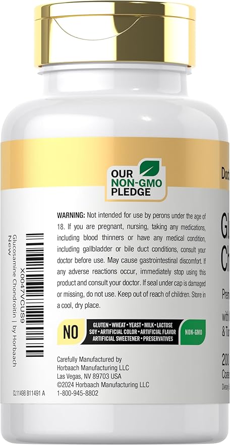 Doctor's Way Glucosamine Chondroitin 200 Caplets