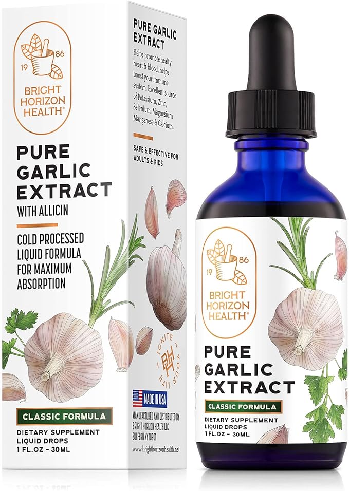 Pure Garlic Extract with Allicin Classic 1 fl